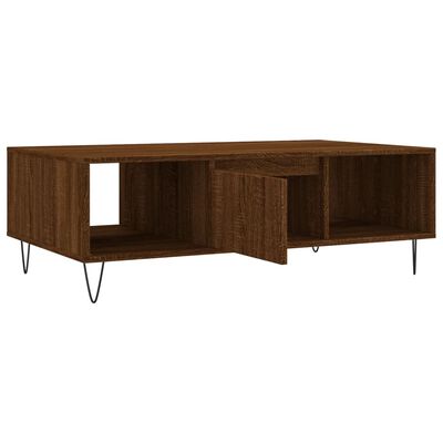 vidaXL Coffee Table Brown Oak 104x60x35 cm Engineered Wood