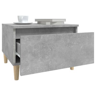 vidaXL Side Tables 2 pcs Concrete Grey 50x46x35 cm Engineered Wood