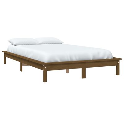 vidaXL Bed Frame without Mattress Honey Brown 120x200 cm Solid Wood