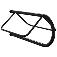 vidaXL Saddle Rack Wall Mounted Black Iron