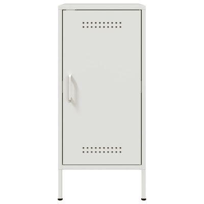 vidaXL Sideboard White 36x39x79 cm Cold-rolled Steel