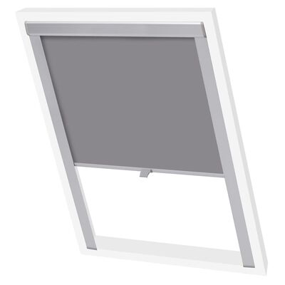 vidaXL Blackout Roller Blind Grey UK08