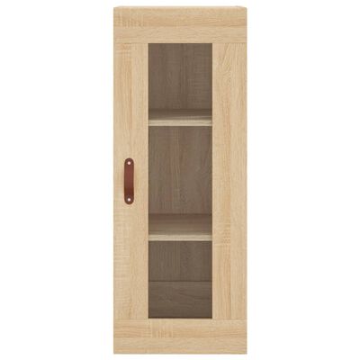 vidaXL Highboard Sonoma Oak 34.5x34x180 cm Engineered Wood