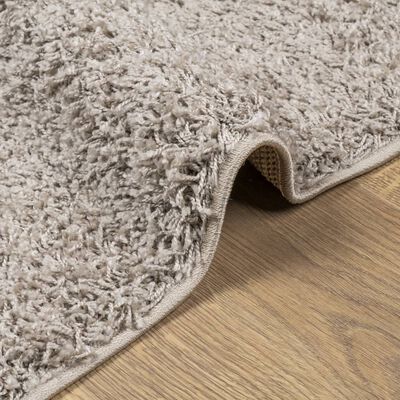 vidaXL Shaggy Rug PAMPLONA High Pile Modern Beige 200x280 cm