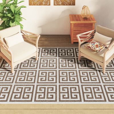 vidaXL Indoor & Outdoor Rug Short Pile Multicolour 190x300 cm Anti Slip