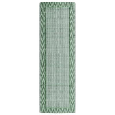 vidaXL Outdoor Carpet Green 80x250 cm PP