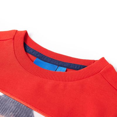 Kids' T-shirt with Long Sleeves Red 104