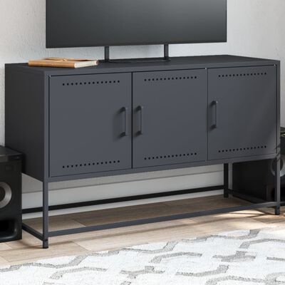 vidaXL TV Cabinet Anthracite 100.5x39x60.5 cm Steel