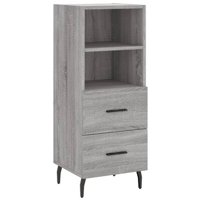 vidaXL Highboard Grey Sonoma 34.5x34x180 cm Engineered Wood