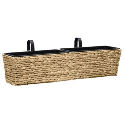 vidaXL Planters 2 pcs Water Hyacinth