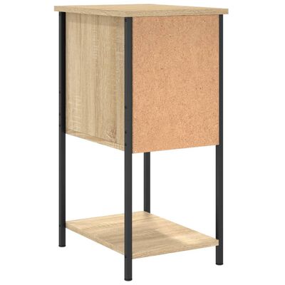 vidaXL Bedside Cabinets 2 pcs Sonoma Oak 32x42x70 cm Engineered Wood