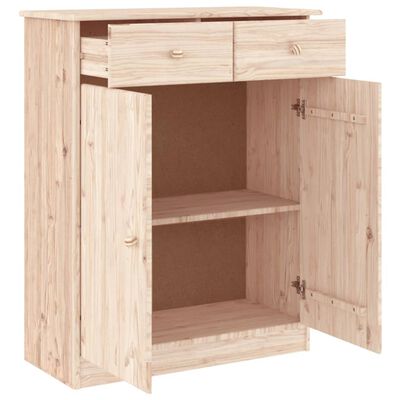 vidaXL Shoe Cabinet ALTA 77x35x96 cm Solid Wood Pine