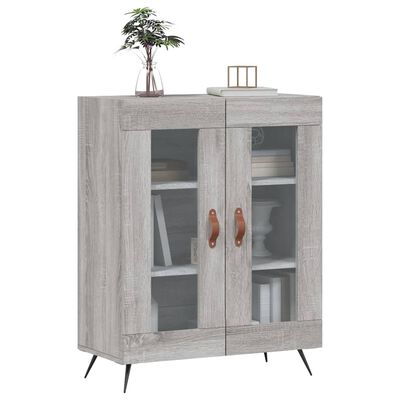 vidaXL Sideboard Grey Sonoma 69.5x34x90 cm Engineered Wood