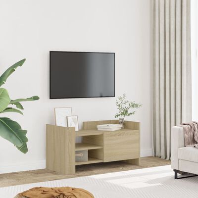 vidaXL TV Cabinet Sonoma Oak 80x35x40 cm Engineered Wood