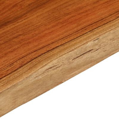 vidaXL Table Top 60x40x3.8 cm Rectangular Solid Wood Acacia Live Edge