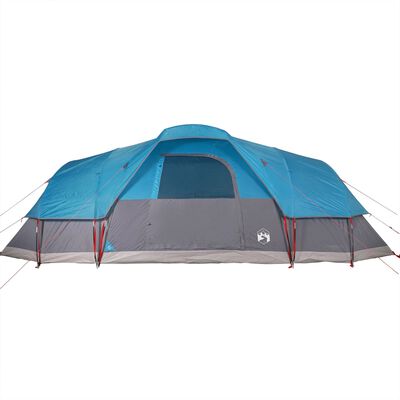vidaXL Family Tent Dome 11-Person Blue Waterproof