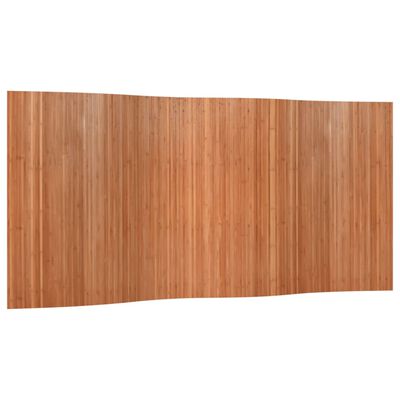 vidaXL Room Divider Brown 165x400 cm Bamboo