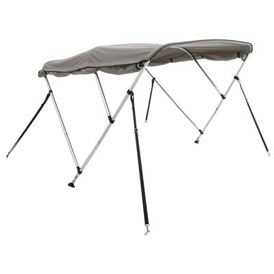 vidaXL 3-bow Bimini Top with Sidewalls 183x(154-167)x137 cm