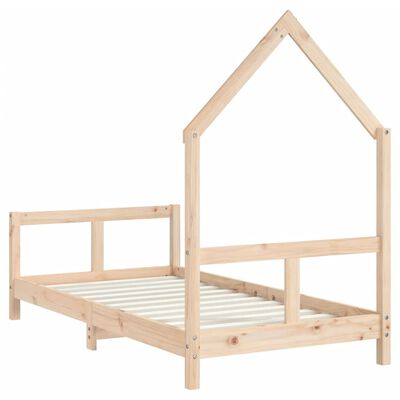 vidaXL Kids Bed Frame 80x160 cm Solid Wood Pine