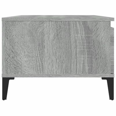 vidaXL Coffee Table Grey Sonoma 90x50x36.5 cm Engineered Wood