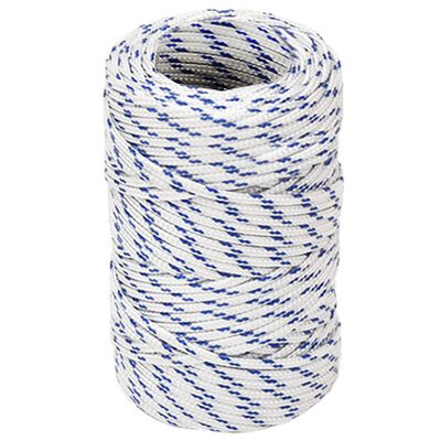 vidaXL Boat Rope White 2 mm 250 m Polypropylene