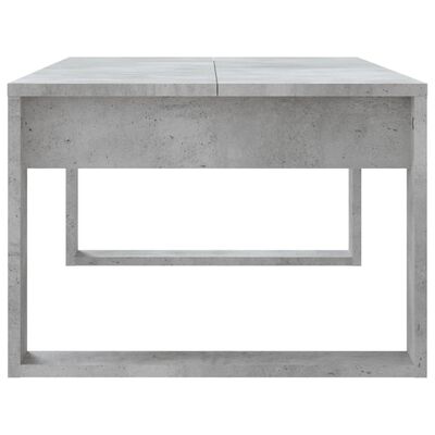 vidaXL Coffee Table Concrete Grey 102x50x35 cm Engineered Wood