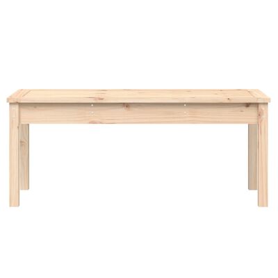 vidaXL Garden Bench 109x44x45 cm Solid Wood Pine