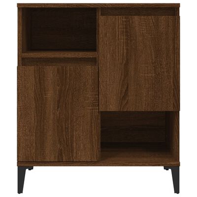 vidaXL Sideboards 2 pcs Brown Oak 60x35x70 cm Engineered Wood