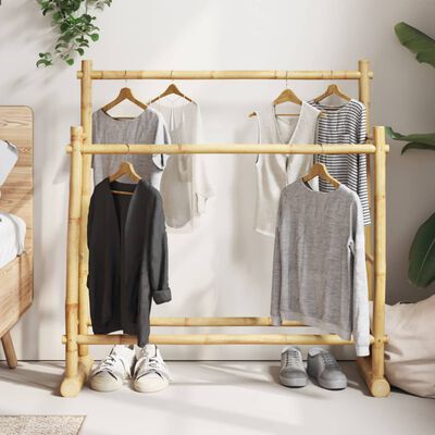 vidaXL Clothes Rack 100x30x100 cm Bamboo