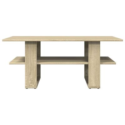 vidaXL Coffee Table Sonoma Oak 102x55x42 cm Engineered Wood