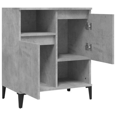 vidaXL Sideboard Concrete Grey 60x35x70 cm Engineered Wood