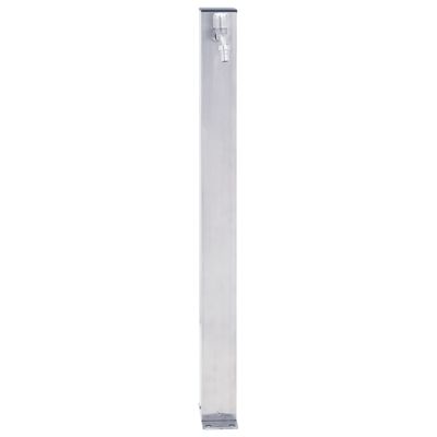 vidaXL Garden Water Column 100 cm Stainless Steel Square