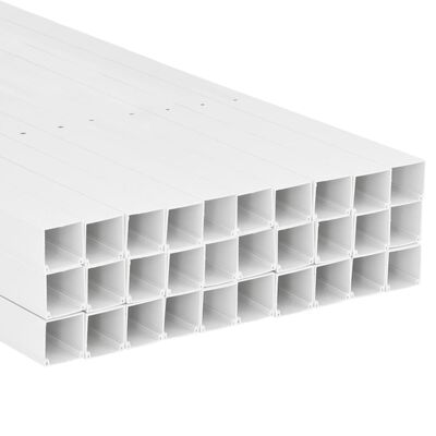 vidaXL Cable Trunking 100x40 mm 30 m PVC