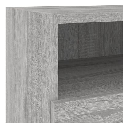 vidaXL TV Wall Cabinets 2 pcs Grey Sonoma 40x30x30 cm Engineered Wood