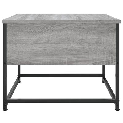 vidaXL Coffee Table Grey Sonoma 51x51x40 cm Engineered Wood