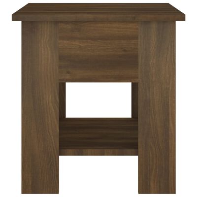 vidaXL Coffee Table Brown Oak 40x40x42 cm Engineered wood