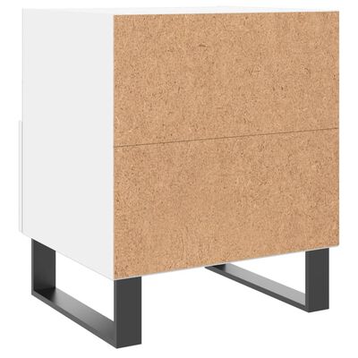 vidaXL Bedside Cabinets 2 pcs White 40x35x47.5 cm Engineered Wood