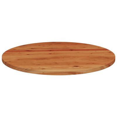 vidaXL Table Top Ø80x3.8 cm Round Solid Wood Acacia