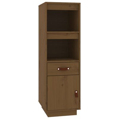 vidaXL Highboard Honey Brown 34x40x108,5 cm Solid Wood Pine