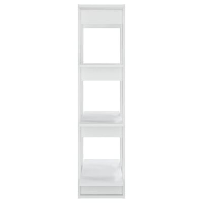 vidaXL Book Cabinet/Room Divider White 80x30x123.5 cm