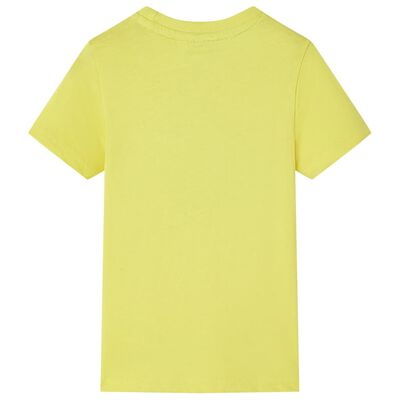 Kids' T-shirt with Short Sleeves Yellow 104