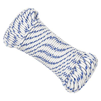 vidaXL Boat Rope White 4 mm 500 m Polypropylene