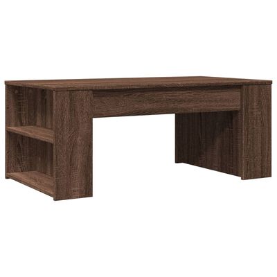 vidaXL Coffee Table Brown Oak 102x55x42 cm Engineered Wood