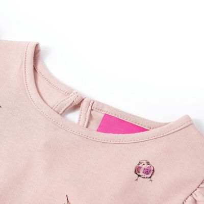 Kids' T-shirt with Long Sleeves Pink 140