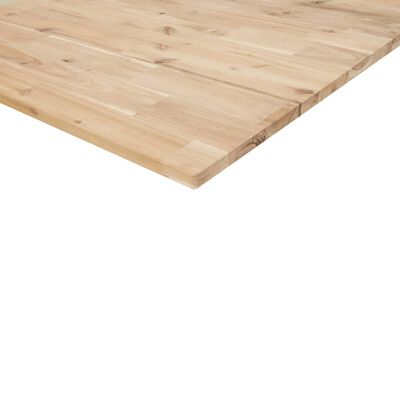 vidaXL Table Top Rectangular 80x50x2 cm Solid Wood Acacia