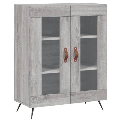 vidaXL Sideboard Grey Sonoma 69.5x34x90 cm Engineered Wood