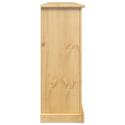 vidaXL Shoe Cabinet Corona 99x32x85 cm Solid Wood Pine