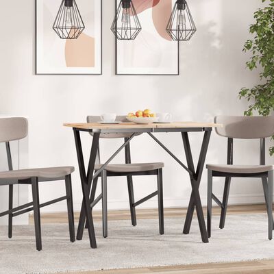 vidaXL Dining Table Legs X-Frame 80x40x73 cm Cast Iron