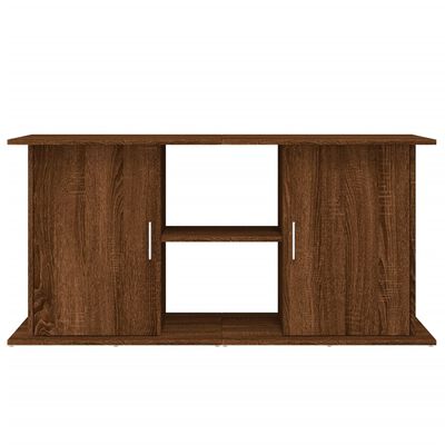 vidaXL Aquarium Stand Brown Oak 121x41x58 cm Engineered Wood