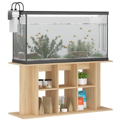 vidaXL Aquarium Stand Sonoma Oak 120x40x60 cm Engineered Wood